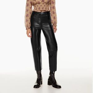 Aritzia Black Cropped Pants